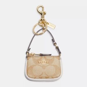 Coach mini bag charm